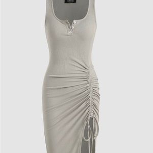 NWT Cider grey midi dress